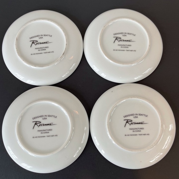 Rose and Gold Rosé Wine Coasters by Rosanna - Picture 6 of 7